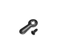 sourcing map Marco Giro Botón, 3/4" Metal Estriado con Tornillos para Colgar Imágenes, Fotos, Dibujos y Carteles, 30 Piezas (Negro)