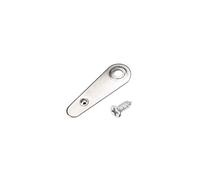 sourcing map Marco Giro Botón, 7/8" Metal Indicador Forma con Tornillos para Colgar Imágenes, Fotos, Dibujos y Carteles, 20 Piezas (Plateado Tono)