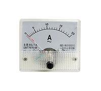 sourcing map Medidor de amperímetro de panel analógico rectangular AC 0-20A 85L1-A