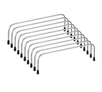 sourcing map Metal Interno Alambre Marcos - 9.84" 10Uds Tubular Bolsa Marco Rectángulo Bolsa Manijas para Almuerzo Bolso Monedero Bolso Mochila Bricolaje Fabricación