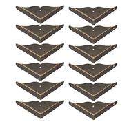 sourcing map Metal Mesa Esquina Protector, Mesa Borde Cubierta Guardia 39 x 39 x 8 mm-12 Piezas