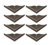 sourcing map Metal Mesa Esquina Protector, Mesa Borde Cubierta Guardia 39 x 39 x 8 mm-8 Piezas