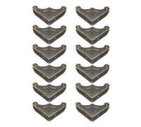 sourcing map Metal Mesa Esquina Protector, Mesa Borde Cubierta Guardia 39 x 39 x 9 mm-12 Piezas