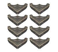 sourcing map Metal Mesa Esquina Protector, Mesa Borde Cubierta Guardia 39 x 39 x 9 mm-8 Piezas