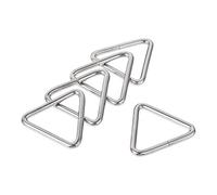 sourcing map Metal Triángulo Anillo Hebilla 1.5"(38mm) Interior Ancho para Correa Artesanía Bricolaje 10 Piezas