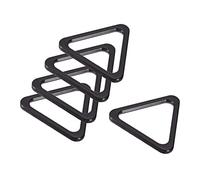 sourcing map Metal Triángulo Anillo Hebilla 25mm(0.98") Interior Ancho para DIY Mate Negro 10uds