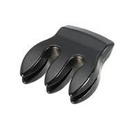 sourcing map Metal Violín Silencio 3 Dientes Práctica Violín Silencio Silencio Negro para Violín Volumen Control Práctica