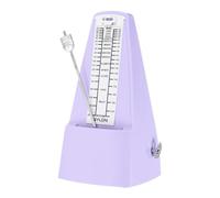 sourcing map Metrónomo mecánico, temporizador musical de alta precisión con movimiento de metal, metrónomo universal para piano, guitarra, violín, ukelele, morado