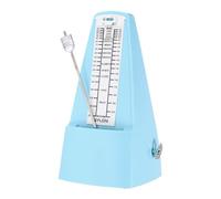 sourcing map Metrónomo mecánico, temporizador musical de alta precisión, metrónomo universal para piano, guitarra, violín, ukelele, azul lago