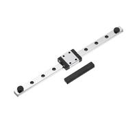sourcing map MGN7 - Guía de riel deslizante lineal de 150 mm con bloque de carro deslizante MGN7C y mini guía, guía de movimiento lineal para mini máquina de grabado CNC, impresora 3D