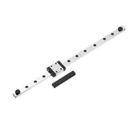 sourcing map MGN7 - Guía de riel deslizante lineal de 200 mm con bloque de carro deslizante MGN7C y mini guía, guía de movimiento lineal para mini máquina de grabado CNC, impresora 3D