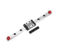 sourcing map MGN9 - Guía de riel deslizante lineal de 150 mm con bloque de carro deslizante MGN9C y mini guía, guía de movimiento lineal para mini máquina de grabado CNC, impresora 3D