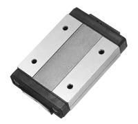 sourcing map MGW12H - Bloque deslizante de rodamiento lineal con mini guía para guía de riel deslizante de movimiento lineal de 24 mm, impresora 3D, máquina CNC