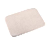 sourcing map Microfibra Plato Secado Estera, 15.75" x 11.82" Platos Escurridor Esteras Cocina Mostrador Esteras Plato Secado Almohadilla para Encimera, Rápido Secado-Beige