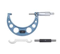 sourcing map Micrómetro exterior de 3 a 4 pulgadas, rango +/-0.0003 cm, micrómetro de precisión con trinquete de metal de grado industrial, herramienta de medición de precisión para ingeniero