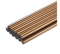 sourcing map Mini barras de pegamento caliente para pistola de pegamento, 11 mm x 200 mm, bronce dorado, 12 unidades