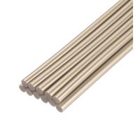 sourcing map Mini barras de pegamento caliente para pistola de pegamento de 7 mm x 100 mm, oro champán, 12 unidades