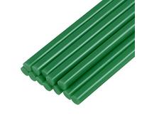sourcing map Mini Caliente Pegamento Palos para Pegamento 7mm x 100mm Oscuro Verde 12uds para Bricolaje DIY Artesanías Manualidades