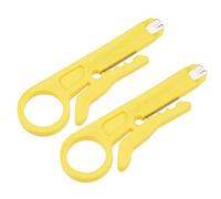 sourcing map Mini Pela-cables, Cortador de Golpe Bajo para Cable de Red Cable de Datos RJ45 Cat5 Cable de Teléfono y Cable de Computadora UTP 2 piezas