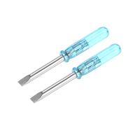 sourcing map Mini Ranurado Destornillador, 3,0mm Plana Cabeza 45mm Longitud para Pequeños Electrodomésticos Reparación, 2uds