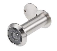 sourcing map Mirilla de la puerta de 200 grados para puertas de 55-90 mm, acabado en cromo satinado cepillado