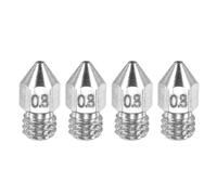 sourcing map MK8 - Boquillas extrusoras de impresora 3D, boquilla de acero inoxidable de 0,8 mm, fácil de reemplazar, boquilla de impresión suave de alta velocidad para impresoras 3D de filamento de