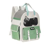 sourcing map Mochila transportadora para gatos, mochila de senderismo transpirable para mascotas, bolsa de viaje, suministros para mascotas para gatos o perros pequeños, diseñada para senderismo