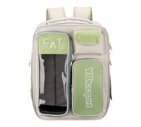 sourcing map Mochila transportadora para mascotas, portátil y ventilada, tela Oxford, perros, gatos y animales pequeños, bolsa de viaje de 13 pulgadas, (verde, 1 unidad), diseñada para senderismo
