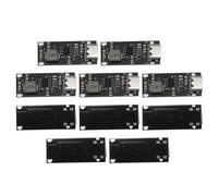 sourcing map Módulo de carga IP2312 tipo C USB de 5 V a 4,2 V 3 A, placa de carga, 10 unidades, color negro