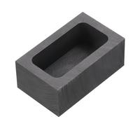 sourcing map Molde de Lingote de Grafito para Fundición de Metales de Oro, Plata y Cobre, 1.57"x0.79"x0.59" (250G de Oro/108G de Plata)