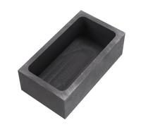 sourcing map Molde de Lingote de Grafito para Fundición de Metales de Oro, Plata y Cobre, 3.15"x1.57"x0.98" (1500G de Oro/750G de Plata)