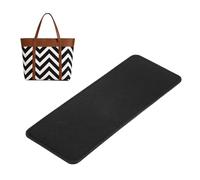 sourcing map Moldeador de base de fieltro, 27,5 x 11 cm, almohadilla moldeadora de base de fibra química para bolso, bolsa, mochila, color negro