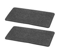 sourcing map Moldeador de base de fieltro, rectangular para bolso de mano, almohadilla moldeadora inferior de bolsa, inserto de esquina, esquina de arco para bolso, bolso cruzado, mochila, gris oscuro