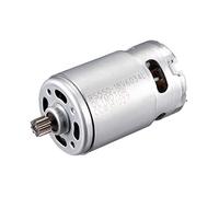 sourcing map Motor de engranaje eléctrico de CC 18v 19500 rpm 9 dientes para destornillador