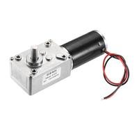 sourcing map Motor reductor reversible con engranaje helicoidal de 12 V CC 10 RPM de 8 mm, eje en forma de D, reductor de caja de engranajes de alto par, motor eléctrico para barredoras, impresoras,