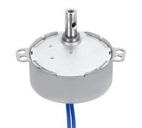 sourcing map Motor síncrono, AC100-127V 50/60Hz 30-36 RPM CW/CCW 4W Motor giratorio lento de baja velocidad para ventilador eléctrico, calentador, proyectos de arte