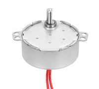 sourcing map Motor síncrono, AC24V 50/60Hz 0.8-1 RPM CW/CCW 4W D eje de baja velocidad rotación lenta motor giratorio para ventilador eléctrico, calentador, proyectos de arte