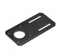sourcing map Motor Soporte Motor Montaje Soporte 100x50mm Negro para NEMA 17 Paso a Paso Motor