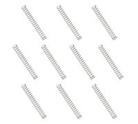sourcing map Muelle de compresión de 2 mm de diámetro exterior de 0,3 mm, alambre de 15 mm de longitud libre, acero inoxidable 304, pequeño resorte de extensión para proyectos de bricolaje