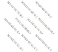 sourcing map Muelle de compresión de 4 mm de diámetro exterior de 0,5 mm, alambre de 45 mm, longitud libre, acero inoxidable 304, pequeño resorte de extensión para proyectos de bricolaje, reparaciones