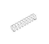 sourcing map,Muelle de compresión de acero inoxidable 304, 15 mm de diámetro, tamaño de alambre de 1 mm, longitud comprimida de 30 mm, longitud libre de 60 mm, tono plateado, 10 unidades