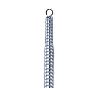 sourcing map Muelle Doblador de Tubo PVC de 15.5mm D.E. Y 550mm de Largo, Con Recubrimiento de Zinc, para Dispositivos de Doblado de Tubo en El Hogar, Tono Plateado