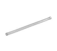 sourcing map Muelles De Compresión De Acero Manganeso Negro 1mmx15mmx305mm