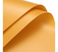 sourcing map Nacarada Película Flor Envoltura Papel 22,8x22,8 Pulgadas Impermeable para Bricolaje Artesanía, Regalo/Regalo Caja Embalaje Amarillo Paquete de 20