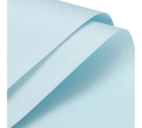 sourcing map Nacarada Película Flor Envoltura Papel 22,8x22,8 Pulgadas Impermeable para Bricolaje Artesanía, Regalo/Regalo Caja Embalaje Azul Paquete de 10