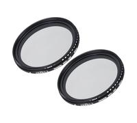 sourcing map ND2-400 - Filtro de lente de densidad neutra variable de 52 mm, filtro circular ND, filtro de escala de grises para lente de fotografía de cámara, 2 unidades