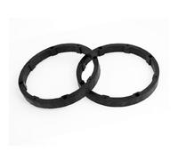 sourcing map Negro 16,5cm Plástico Altavoz Espaciadores 18mm Profundidad 2 Piezas