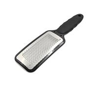 sourcing map Negro de acero inoxidable duro de la hoja de la piel de archivos cuidado de los pies de pedicura callos removedor