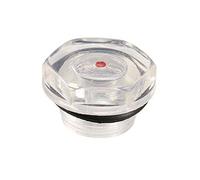 sourcing map Negro Junta Tórica 20mm M Roscado Visor Vidrio Aire Compresor Accesorios