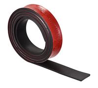 sourcing map Neopreno Láminas Rollos, Adhesivo Reverso Sólido Goma Tiras 6mm(T) x40mm(W) x2000mm(L), Bricolaje Goma Junta, Sellado Acolchado, Reducción Vibración Estera